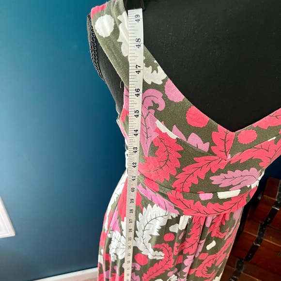 Boden Maxi Dress Jersey Floral Print Tank Sleeveless Multi Colors 8P - Picture 6 of 6